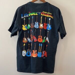 Gildan Heavyweight Guitar Graphic Tee, Size Large